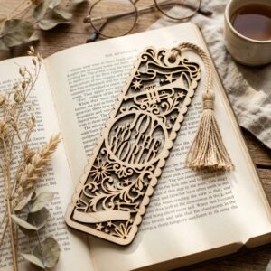 Christmas Bookmark SVG Bundle, Winter Wonderland Landscapes, Reindeer Cabin Designs