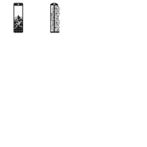 Christmas Bookmark SVG Bundle, Winter Wonderland Landscapes, Reindeer Cabin Designs