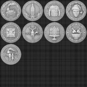 Christmas Challenge Coin Engraving File, Ugly Sweater Relief Bundle