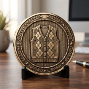 Christmas Challenge Coin Engraving File, Ugly Sweater Relief Bundle