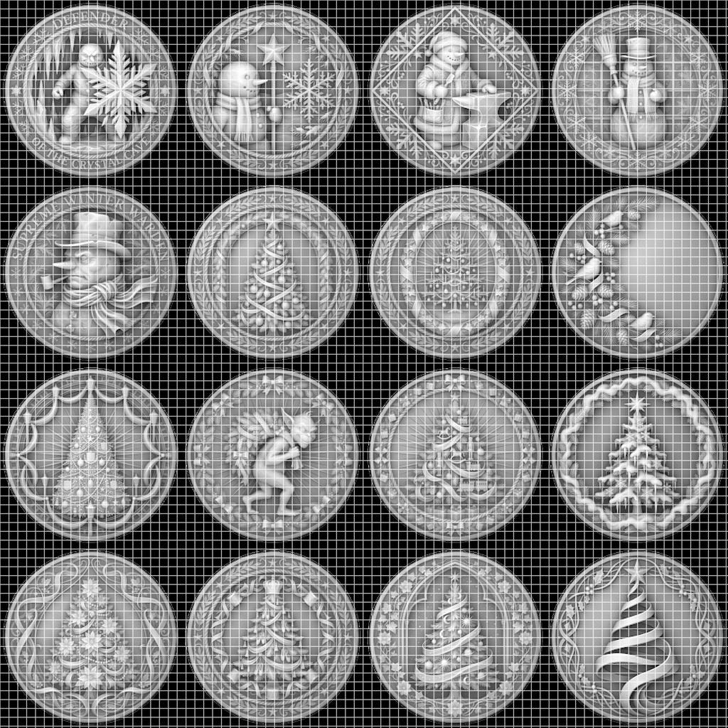 Christmas Engraving Challenge Coin, Santa Laser Relief File, North Pole Bundle