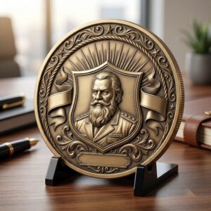 Christmas Engraving Challenge Coin, Santa Laser Relief File, North Pole Bundle