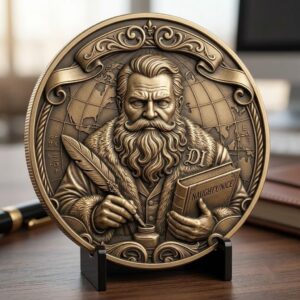 Christmas Engraving Challenge Coin, Santa Laser Relief File, North Pole Bundle