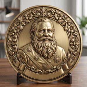 Christmas Engraving Challenge Coin, Santa Laser Relief File, North Pole Bundle