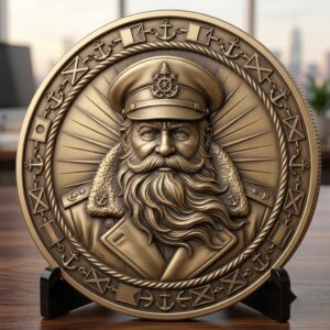 Christmas Engraving Challenge Coin, Santa Laser Relief File, North Pole Bundle