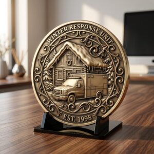 Christmas Nativity Coin Depth Map, Religious Star Relief Laser Engraving PNG