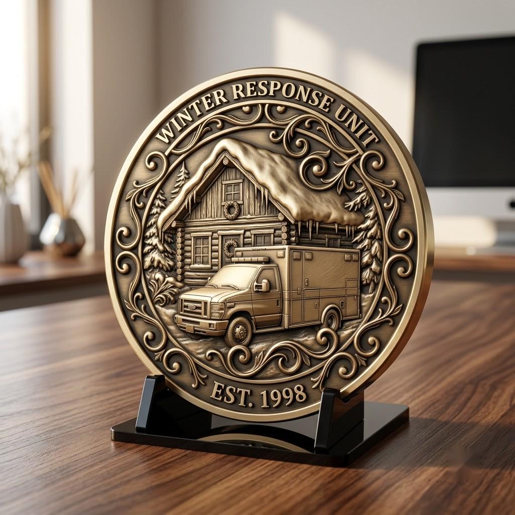 Christmas Nativity Coin Depth Map, Religious Star Relief Laser Engraving PNG