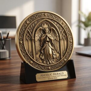 Christmas Nativity Coin Laser Engraving File, 3D Faith Relief PNG Bundle