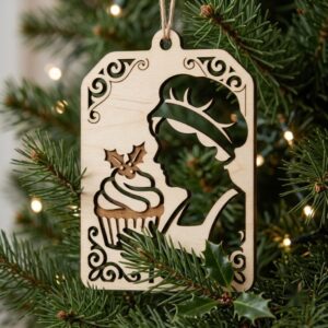 Christmas Ornament Svg Bundle, Mrs Claus Bakery, Gingerbread Recipe Baubles