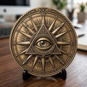 Coin Engraving File, 3D Relief, Sacred Geometry Bundle