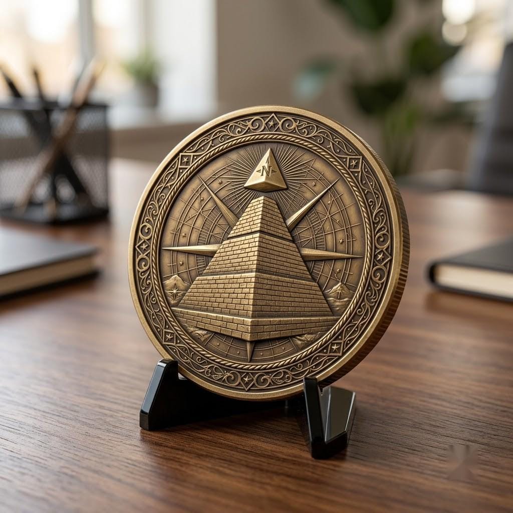Coin Engraving File, 3D Relief, Sacred Geometry Bundle