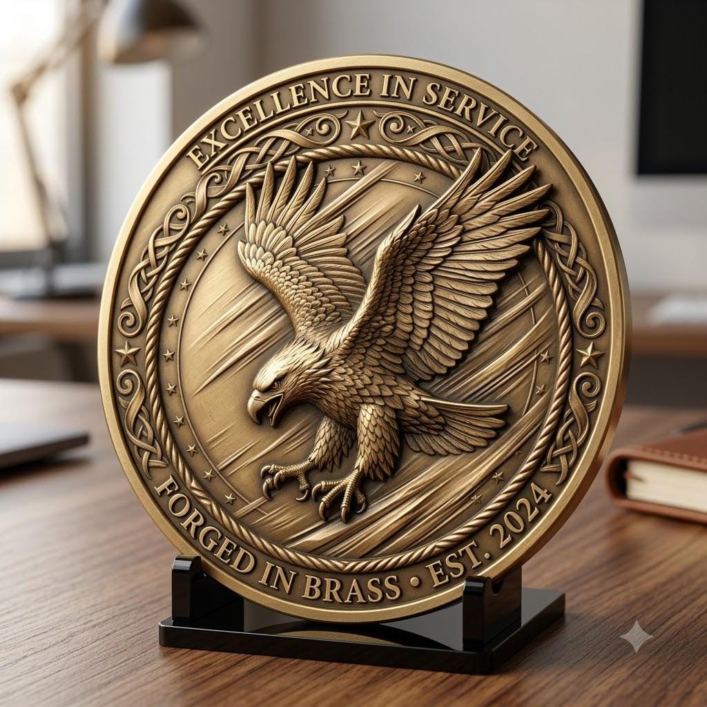 Eagle Relief Coin Engraving Depth Map, Patriotic Bronze Art PNG