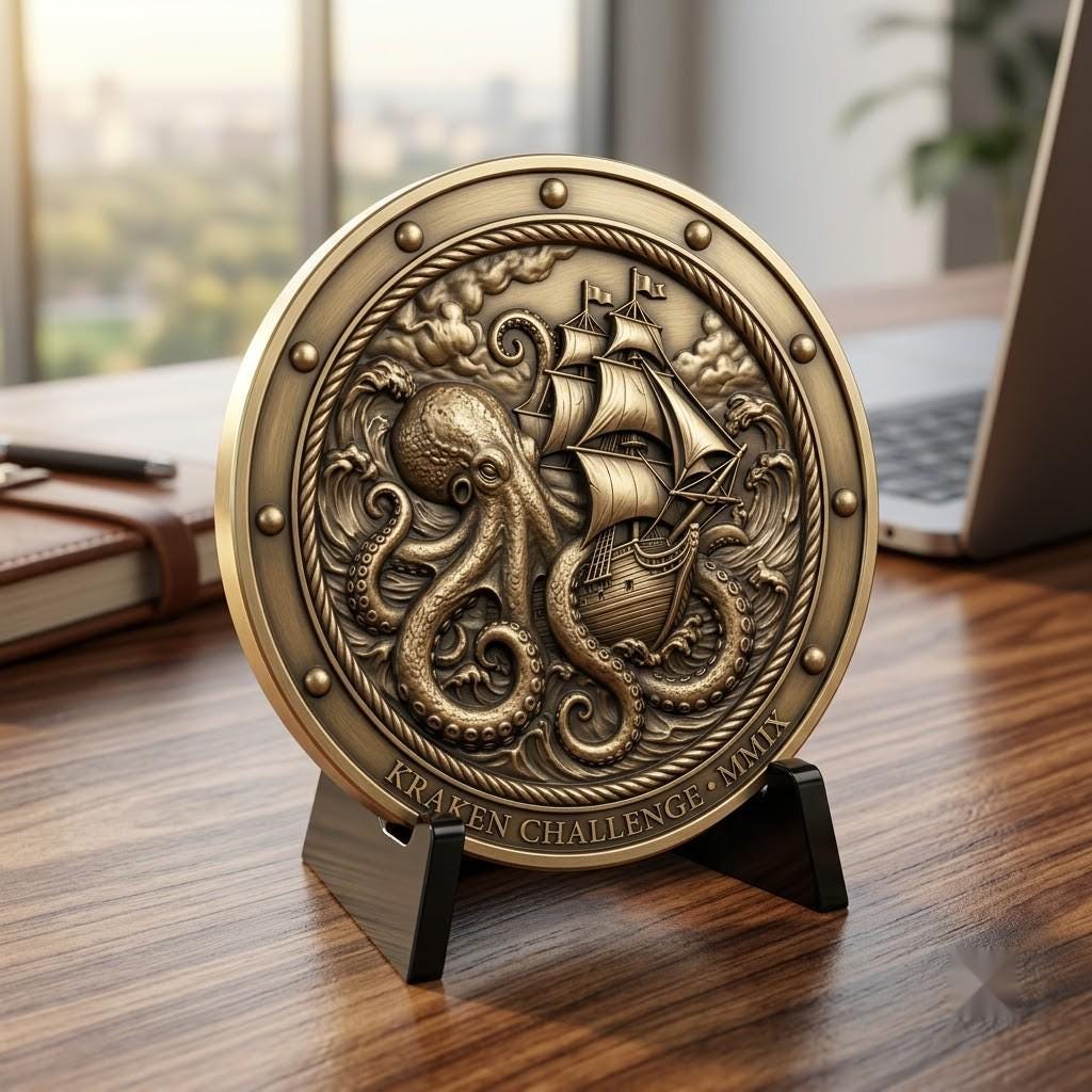 Fantasy Bestiary Laser Engraving File, Mythic Creature Coin Relief Depth Map PNG