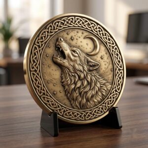 Fantasy Bestiary Laser Engraving File, Mythic Creature Coin Relief Depth Map PNG