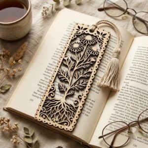 Floral Mandala Bookmark Bundle, Henna Bookmarks, Laser File