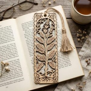 Floral Mandala Bookmark Bundle, Henna Bookmarks, Laser File