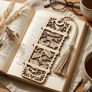 Floral Mandala Bookmark Bundle, Henna Bookmarks, Laser File