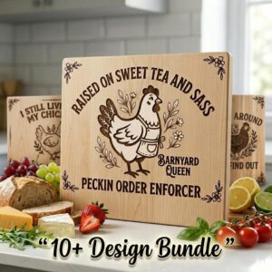 Funny Kitchen Sign, Farmhouse Charcuterie Board Engraving, Rustic Home Decor