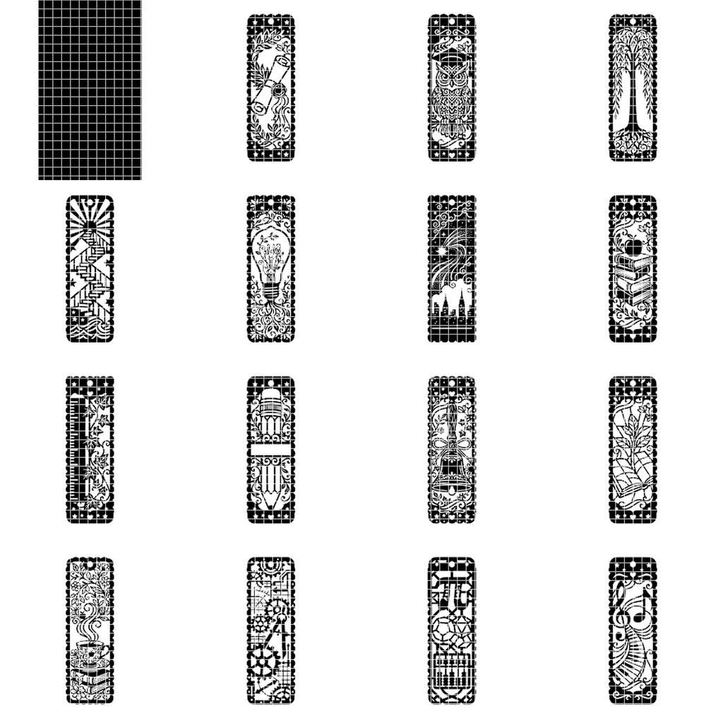 Graduation Bookmark Laser File, 49 School Designs, Teacher Gift