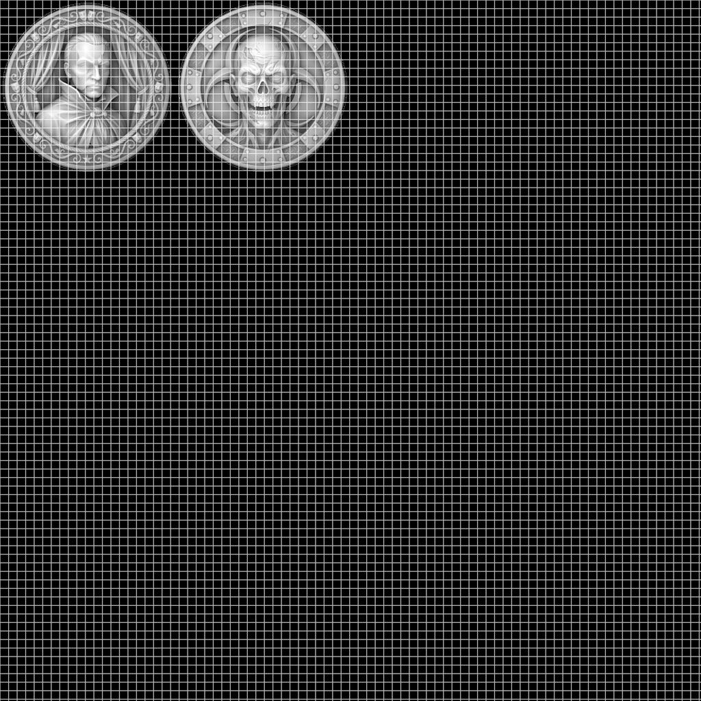 Halloween Arcane Challenge Token, Esoteric Relief File, Laser Engraving Depth Map