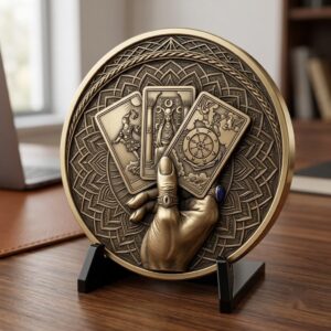 Halloween Arcane Challenge Token, Esoteric Relief File, Laser Engraving Depth Map
