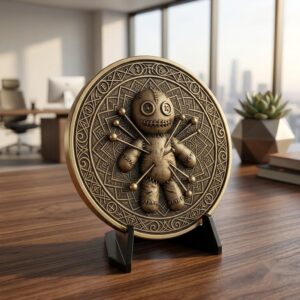Halloween Arcane Challenge Token, Esoteric Relief File, Laser Engraving Depth Map