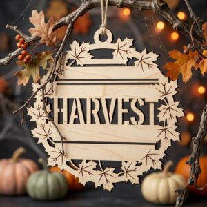 Halloween Laser File, Farmhouse Sign Bundle, Rustic Wooden Ornaments, 50 Designs