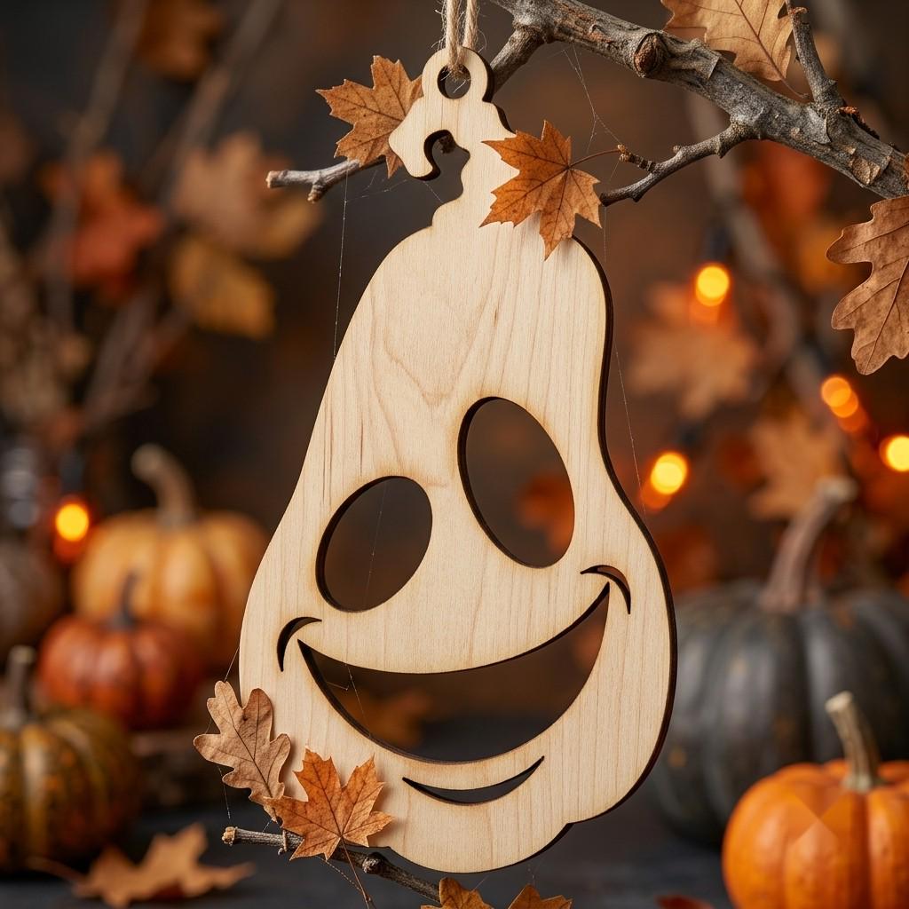 Halloween Pumpkin Ornament Laser Bundle, 50 Jack O Lantern Designs