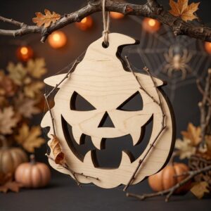 Halloween Pumpkin Ornament Laser Bundle, 50 Jack O Lantern Designs