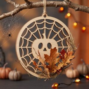 Halloween Pumpkin Ornament Laser File, 50 Jack O Lantern Designs