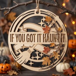Halloween Witch Ornament Bundle, 50 Funny Sassy Resting Face Laser Files