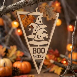 Halloween Witch Ornament Bundle, 50 Funny Sassy Resting Face Laser Files