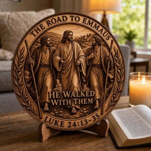 Jesus 3D Illusion Laser Engraving File, Christian Passion Resurrection Art