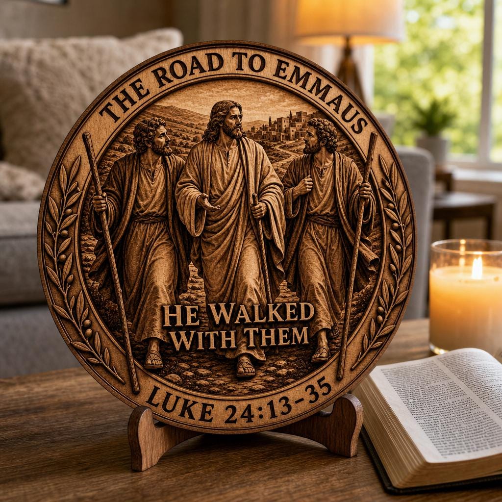 Jesus 3D Illusion Laser Engraving File, Christian Passion Resurrection Art