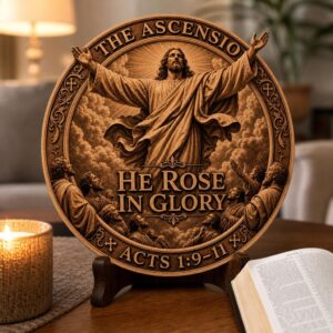 Jesus 3D Illusion Laser Engraving File, Christian Passion Resurrection Art