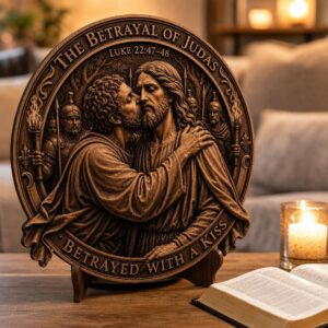 Jesus 3D Illusion Laser Engraving File, Christian Passion Resurrection Art