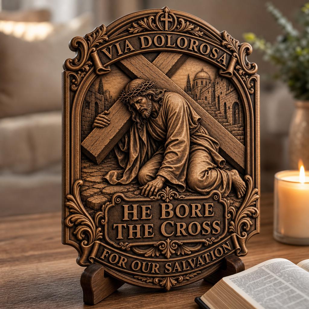 Jesus 3D Illusion Laser Engraving File, Christian Passion Resurrection Art