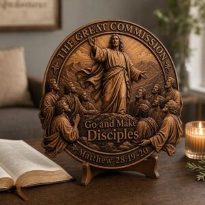 Jesus 3D Illusion Laser File, Christian Wood Engraving Bundle, Religious CNC Art