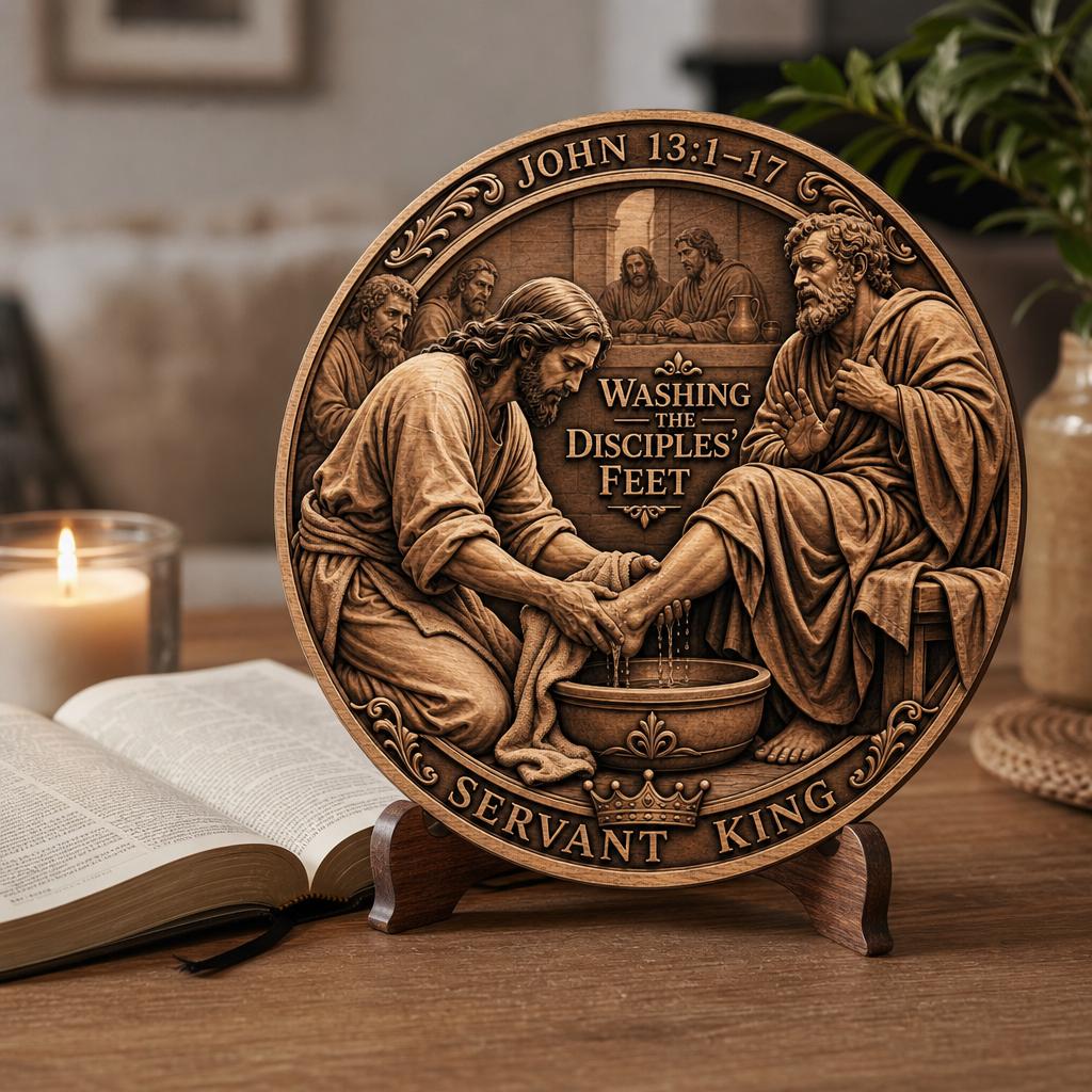 Jesus 3D Illusion Laser File, Christian Wood Engraving Bundle, Religious CNC Art