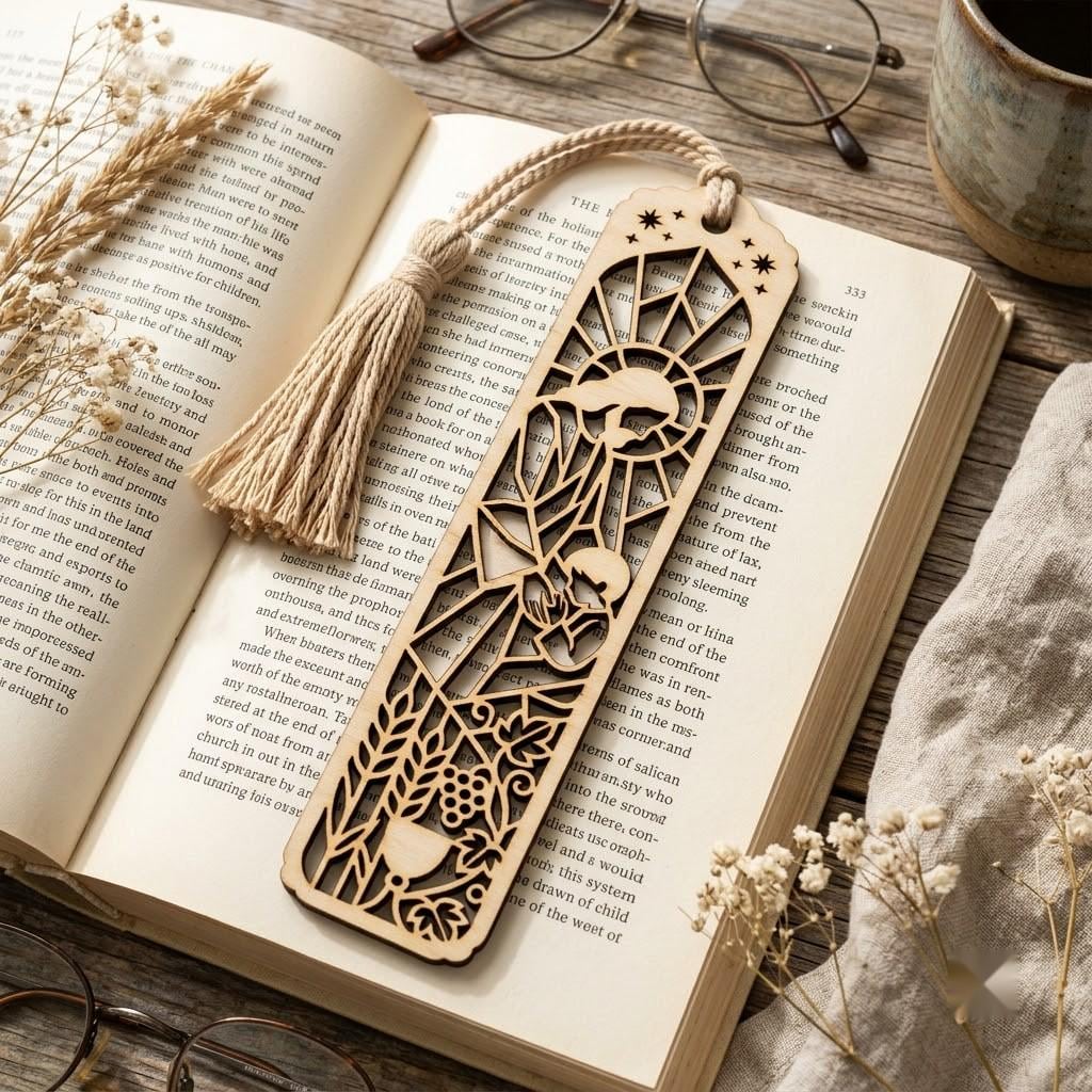 Jesus Bookmark Laser File, 27 Parable Designs, Christian Multilayer Art
