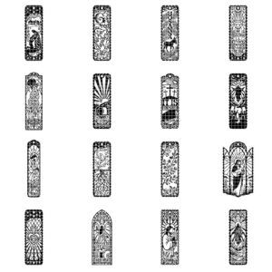 Jesus Bookmark Laser File, 27 Parable Designs, Christian Multilayer Art