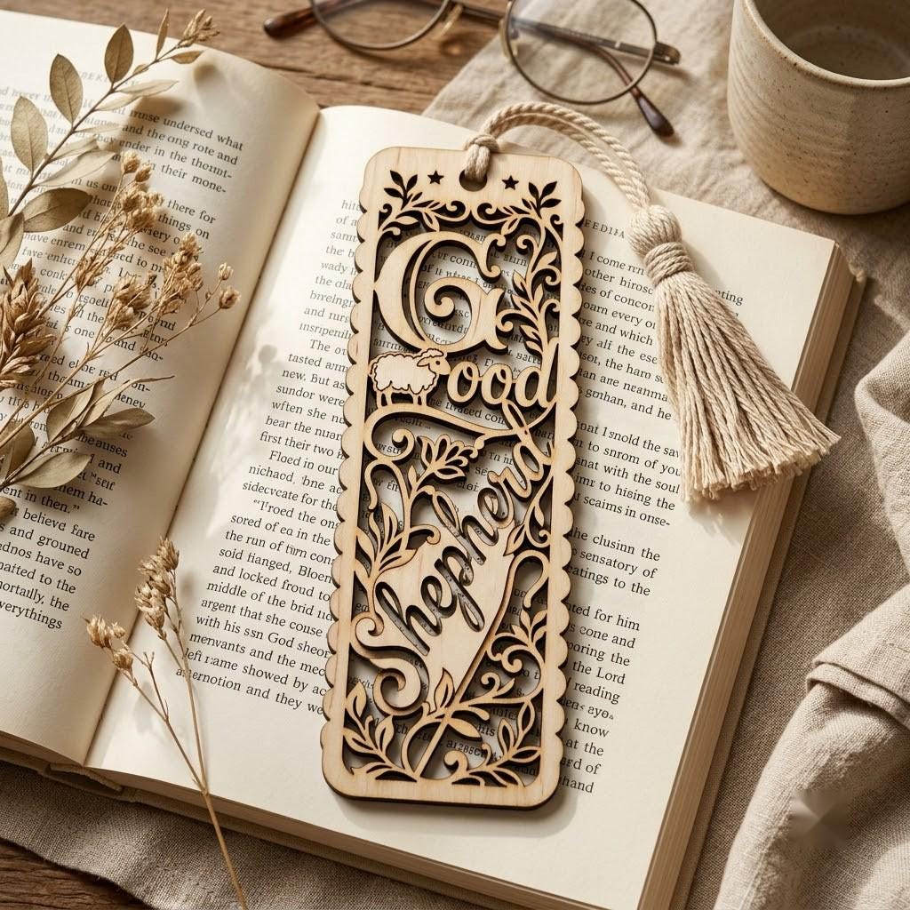 Jesus Bookmark Laser File, 27 Parable Designs, Christian Multilayer Art