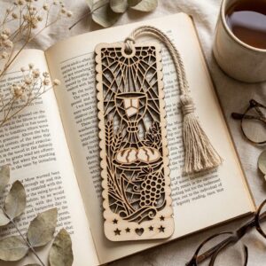 Jesus Bookmark Laser File, 27 Parable Designs, Christian Multilayer Art