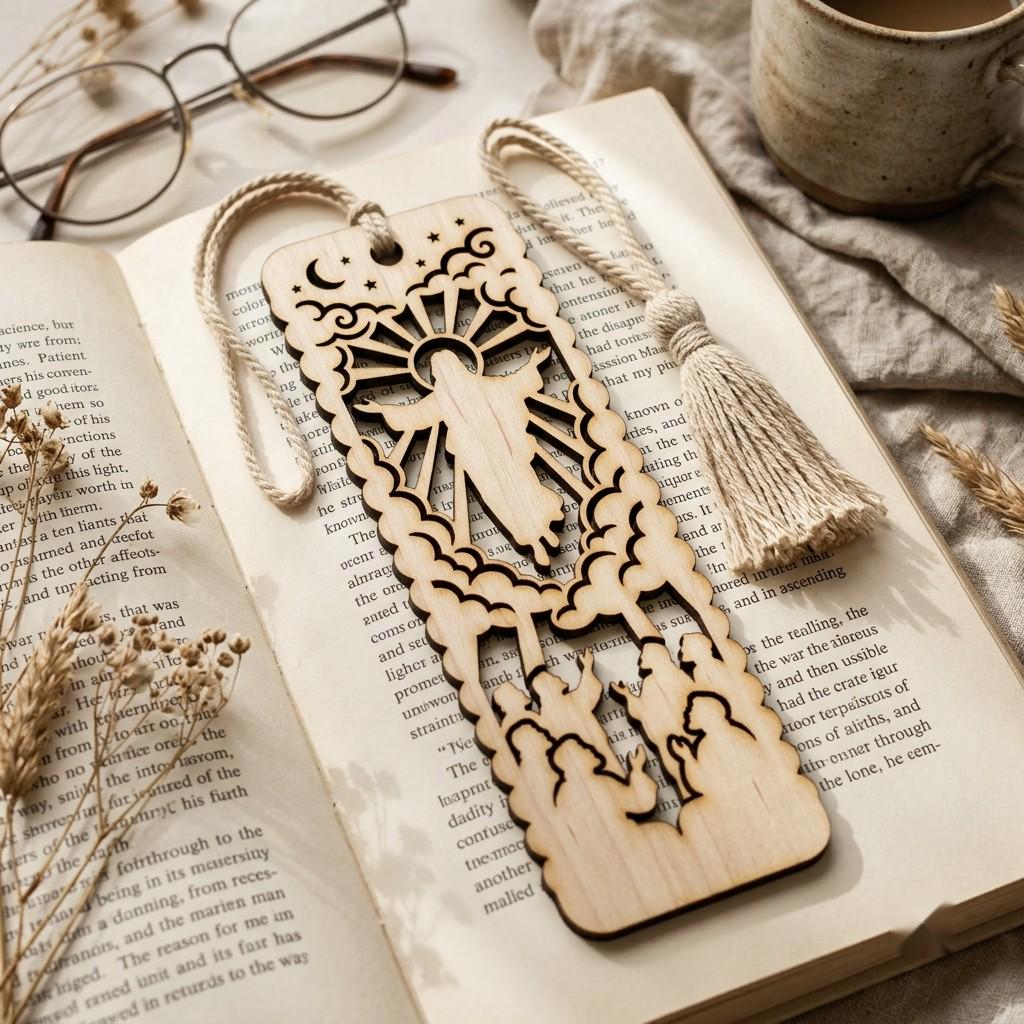 Jesus Bookmark Laser File, 27 Parable Designs, Christian Multilayer Art