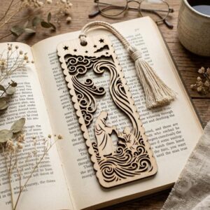 Jesus Laser File, Silhouette Bookmark Bundle, Christian Digital Download