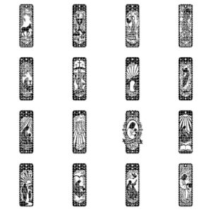 Jesus Laser File, Silhouette Bookmark Bundle, Christian Digital Download