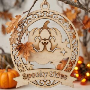 Kawaii Halloween Ornament Files, Cute Candy Corn Decor, Spooky Laser Bundle
