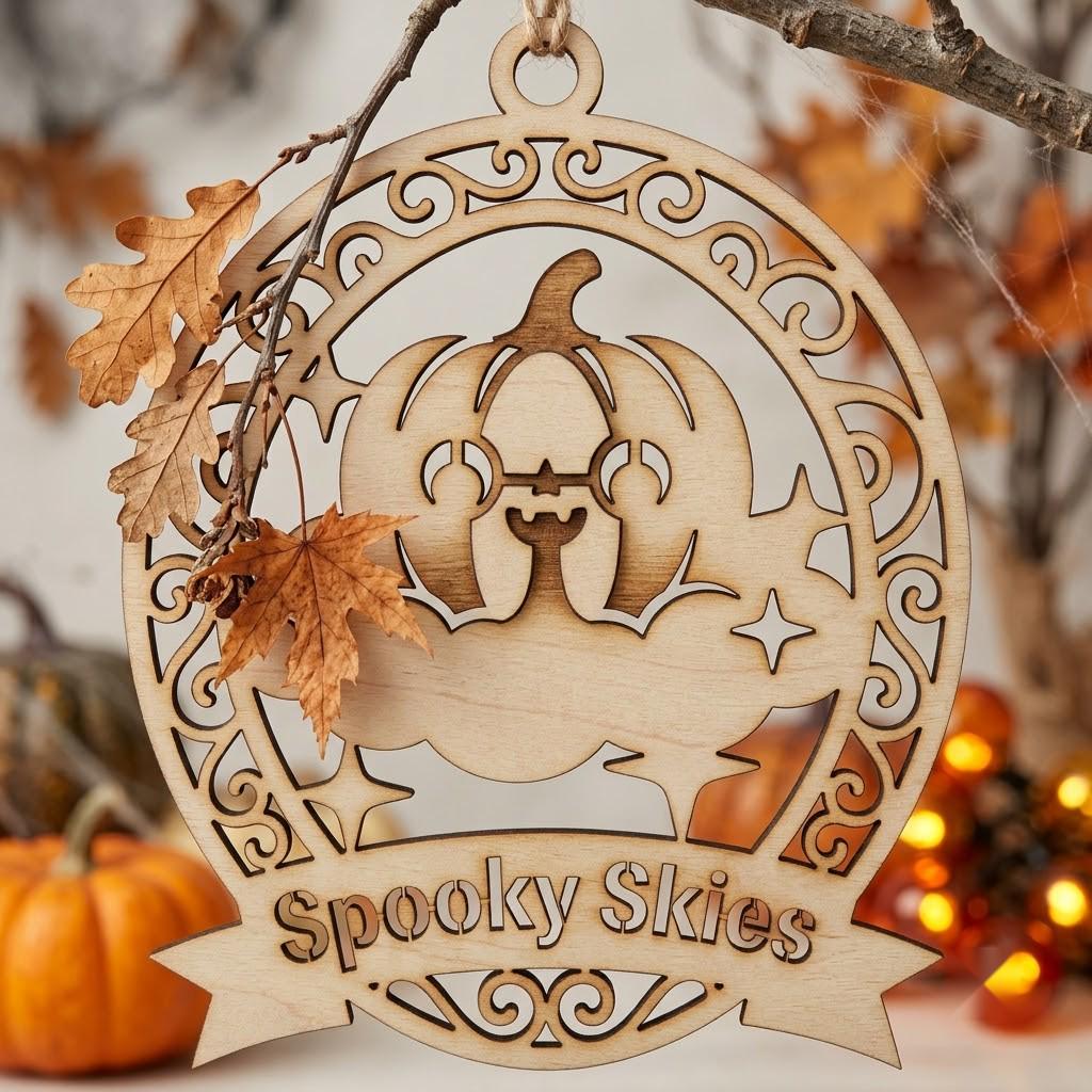 Kawaii Halloween Ornament Files, Cute Candy Corn Decor, Spooky Laser Bundle