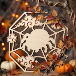 Kawaii Halloween Ornament Files, Cute Candy Corn Decor, Spooky Laser Bundle