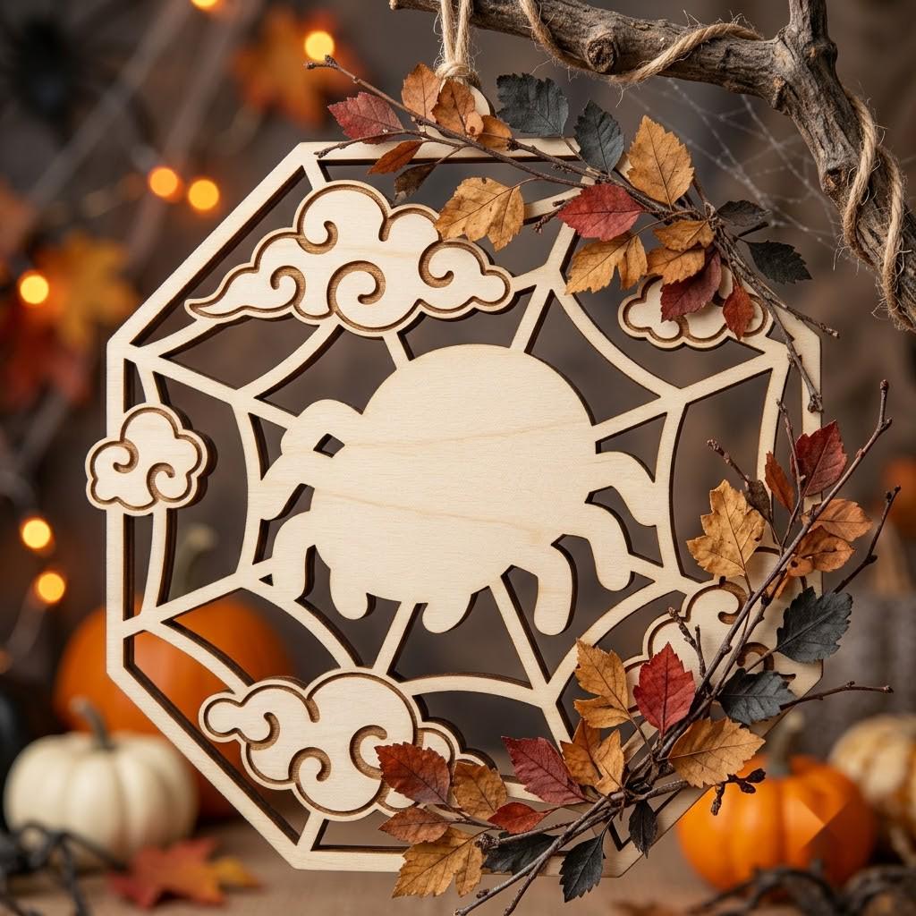 Kawaii Halloween Ornament Files, Cute Candy Corn Decor, Spooky Laser Bundle